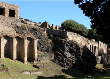 Different Ash-Layers in Pomeji