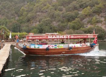 comes in handy - shopping market with fridges even - there are ice boats aswell