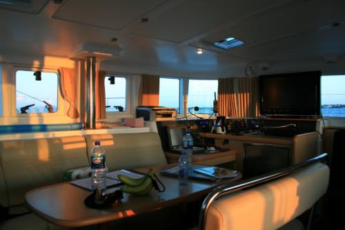 the lounge in the afternoon light