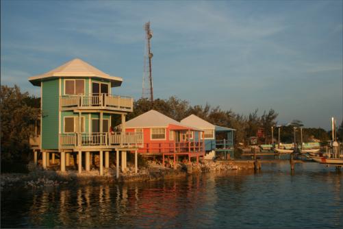 only time that we checked into civilisation - stanley cays