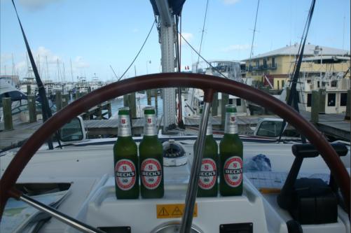 no hazard, no damages - all went well = well deserved drinks!