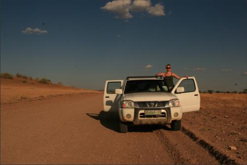 entering the "drama" damaraland