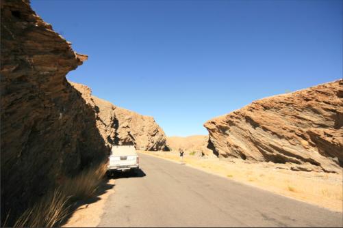 road through the hills