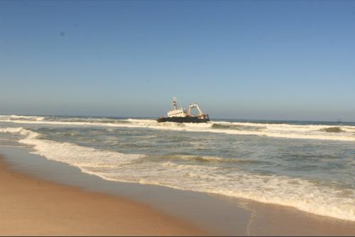 stranded trawler